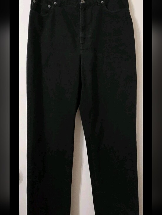 Ralph Lauren Pants - Vintage Lauren Jeans Co. Ralph Lauren Women's Black Denim Mom Jeans Size 10